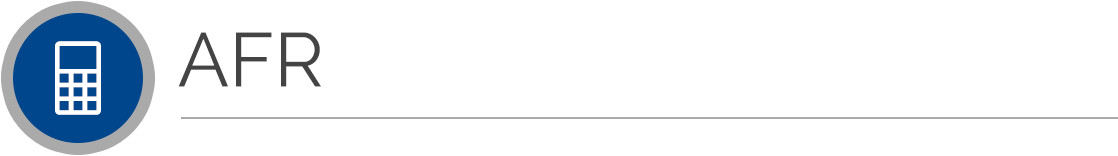 AFR (Applicable Federal Rate) AFR (Applicable Federal Rate)