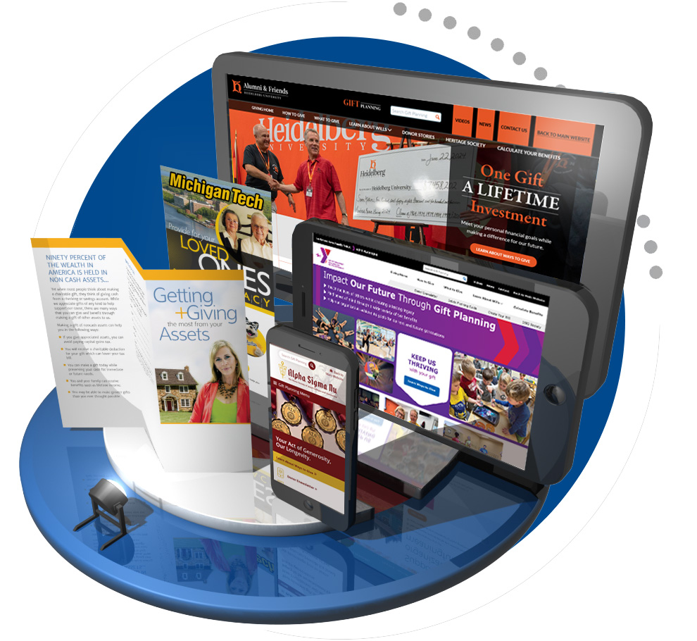 Crescendo Interactive Samples - Desktop website, mobile website, tablet website, e-newsletter and brochure