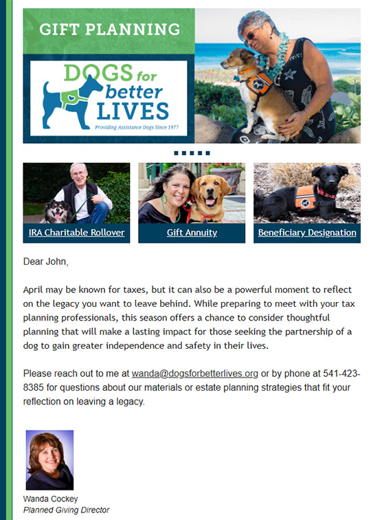 Dogs for Better Lives Enewsletter Dogs for Better Lives Enewsletter