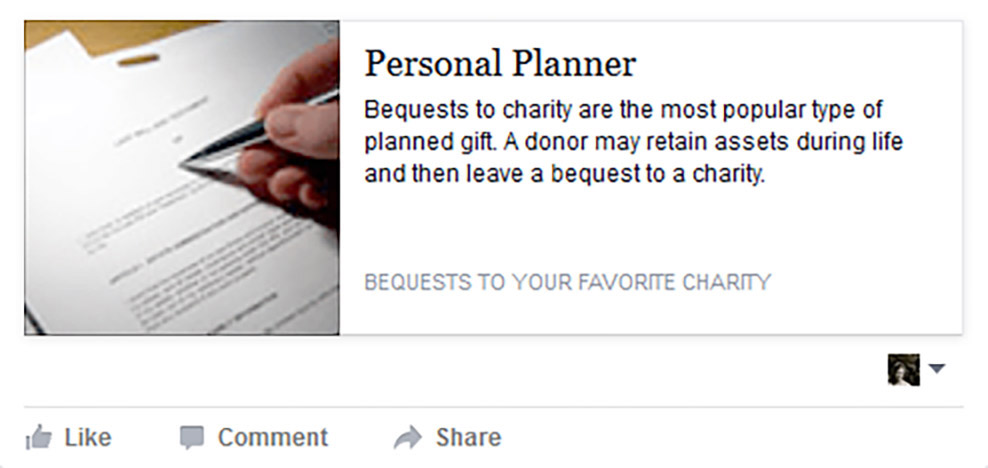 Planned Giving Social Media Planned Giving Social Media