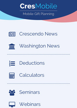 comprehensive planned giving software crespro crescendo interactive